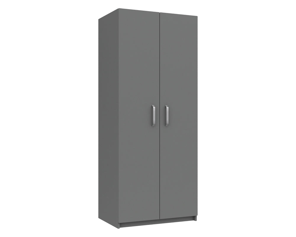 Arden Dust Grey High Gloss 2 Door Robe
