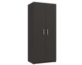 Arden Graphite Grey High Gloss 2 Door Robe