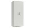 Arden White High Gloss 2 Door Robe