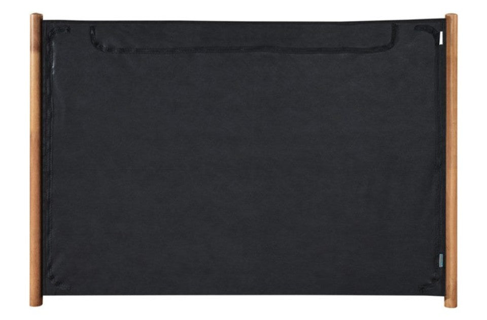 Arthur Grey Storage Bed Frame rear of headboard
