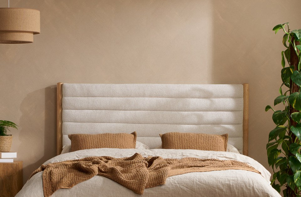 Arthur Grey Storage Bed Frame headboard