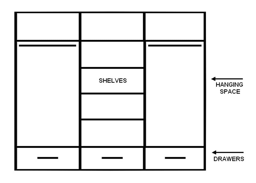 Sheffield Oak Sliding Door Wardrobe 250cm With Lights