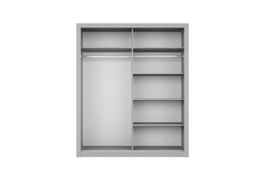 Leeds Black Sliding Door Wardrobe 120cm