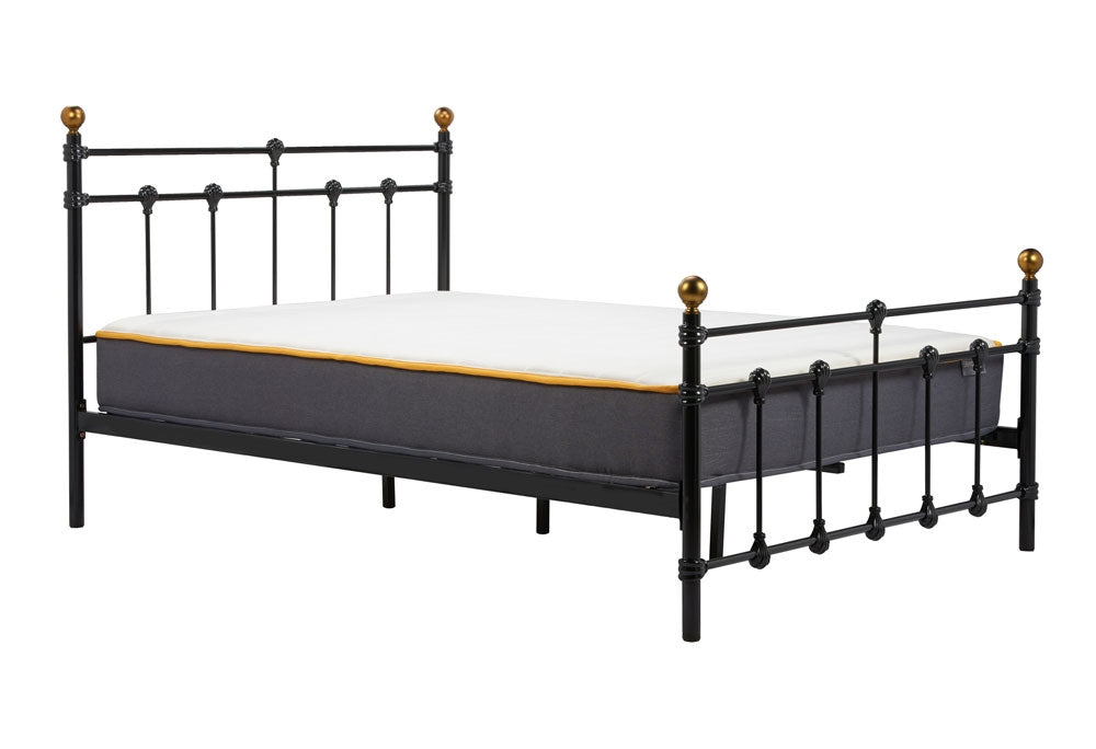 Atlas Black Double Bed Frame