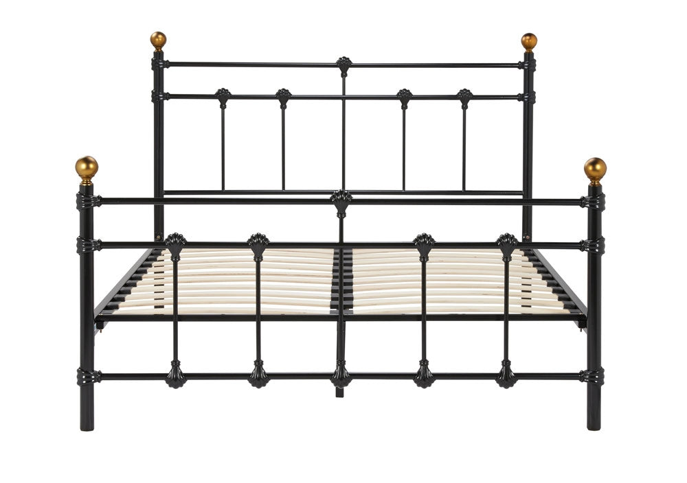 Atlas Black Double Bed Frame