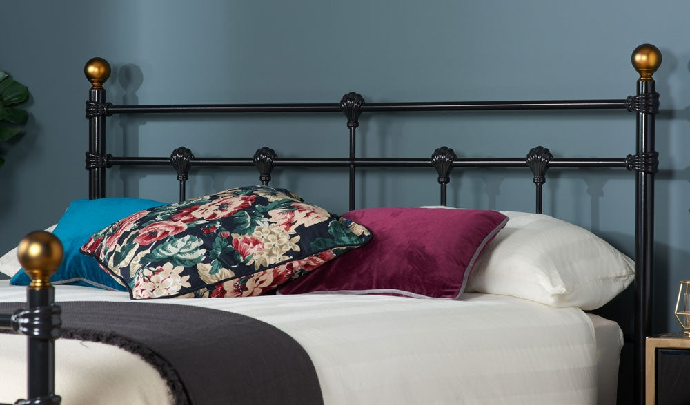 Atlas Black Double Bed Frame