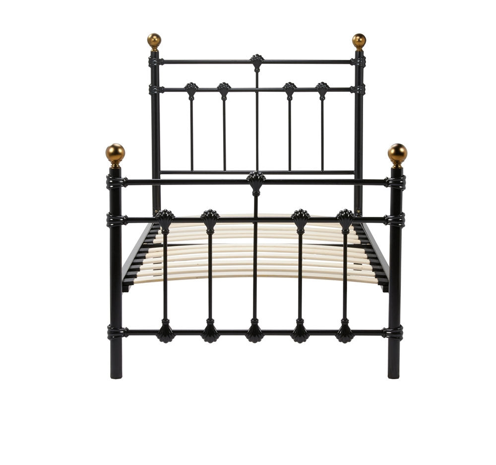 Atlas Black Single Bed Frame