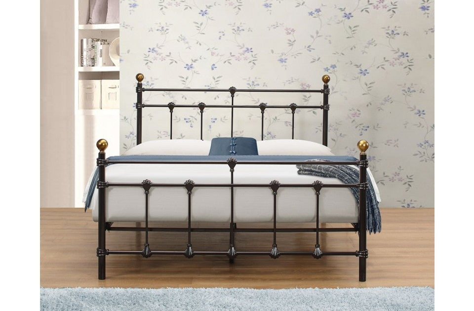 Atlas Black Double Bed Frame