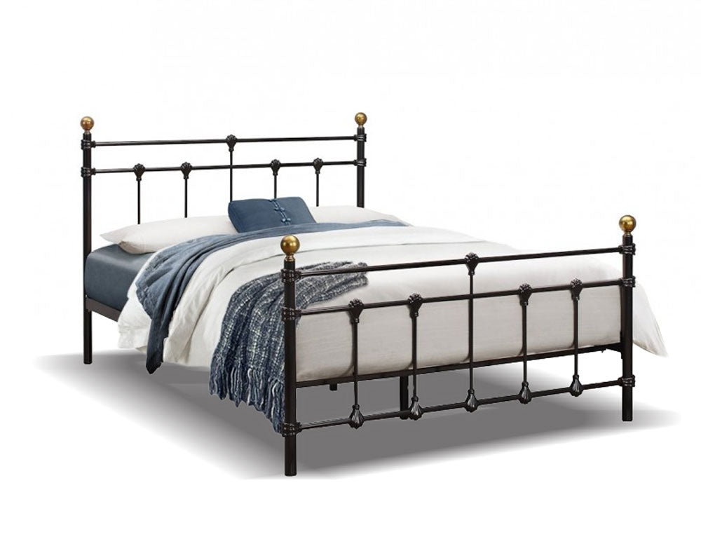 Atlas Black Three Quarter (3/4) Bed Frame