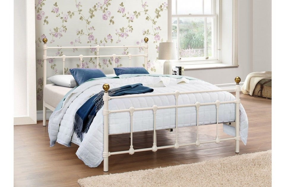 Atlas Cream Three Quarter (3/4) Bed Frame