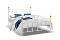 Atlas Cream Double Bed Frame