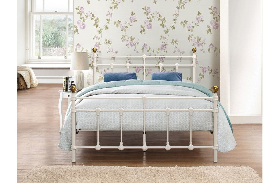 Atlas Cream Three Quarter (3/4) Bed Frame