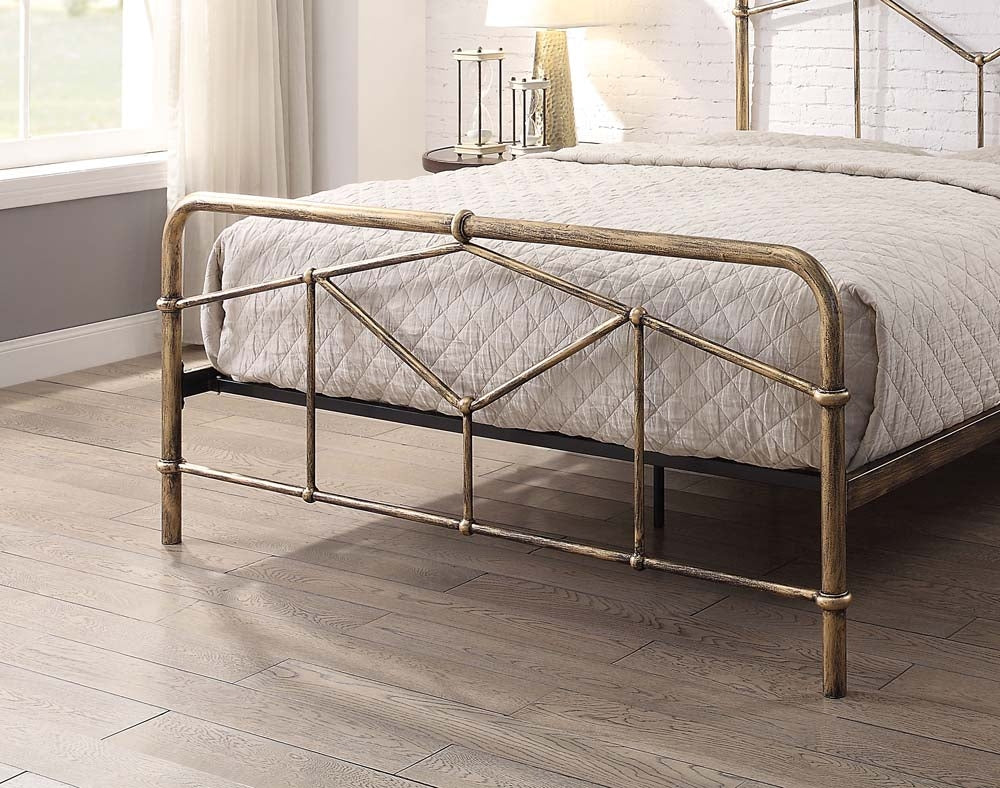 Acton Antique Bronze King Size Bed Frame