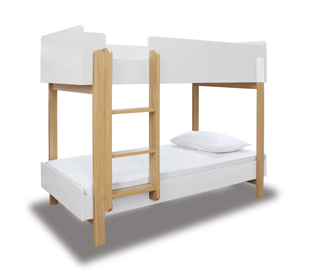 Nero White And Oak Bunk Bed