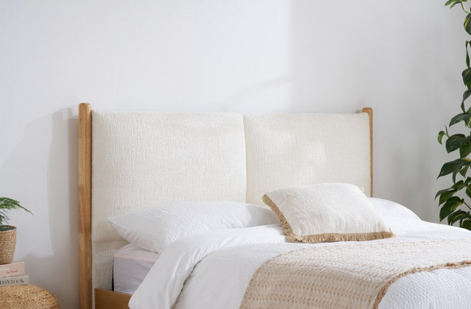 Barley linen headboard