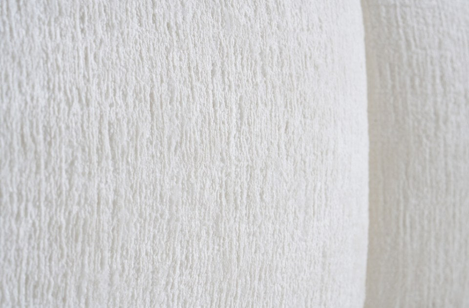 Barley linen fabric close up