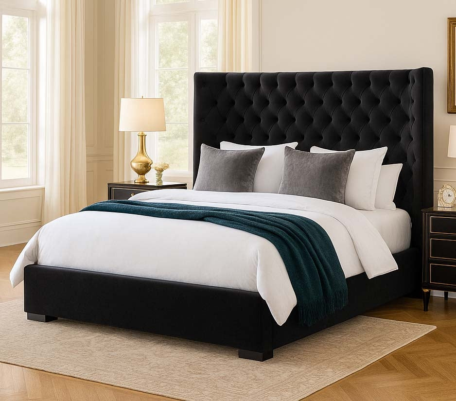 Rule The Room Bauhaus Luxe King Size Bed Frame