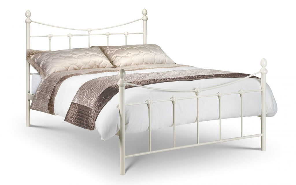 Becky White Double Bed Frame