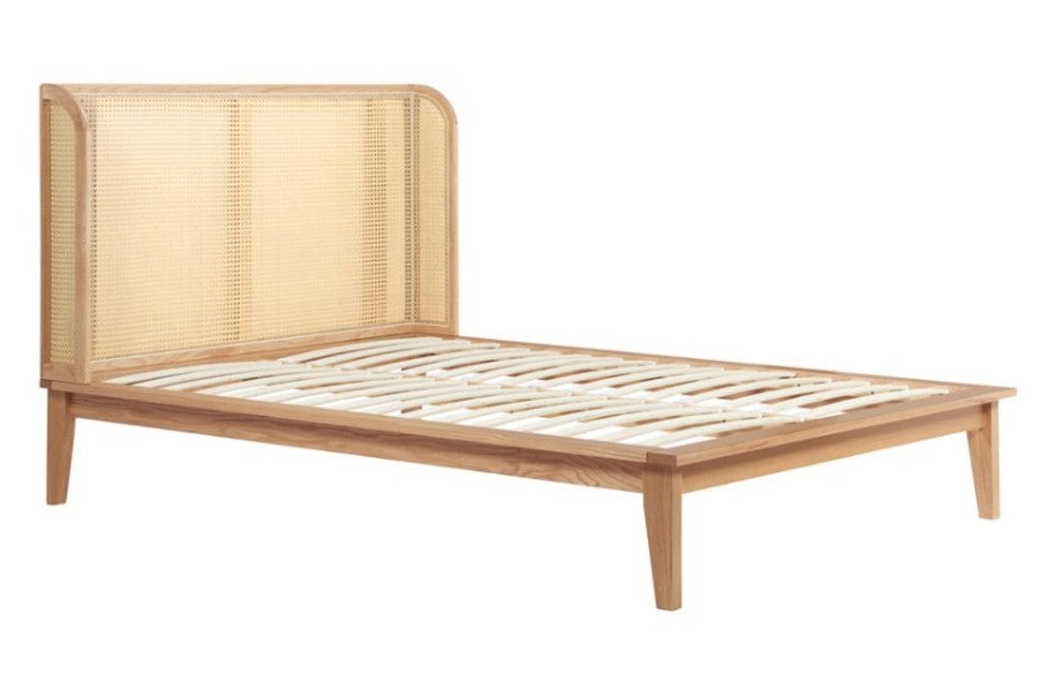 Berkshire Rattan Oak Bed Frame without mattress