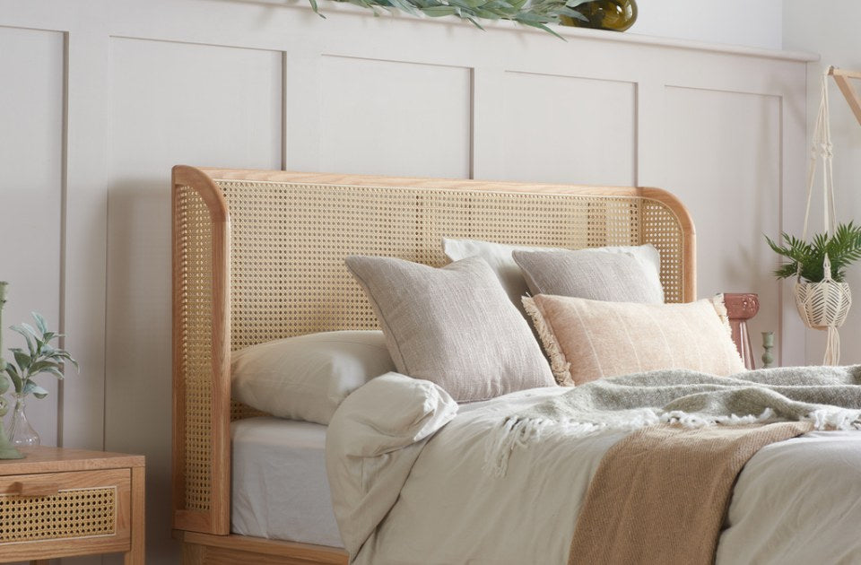 Berkshire Rattan Oak Bed Frame