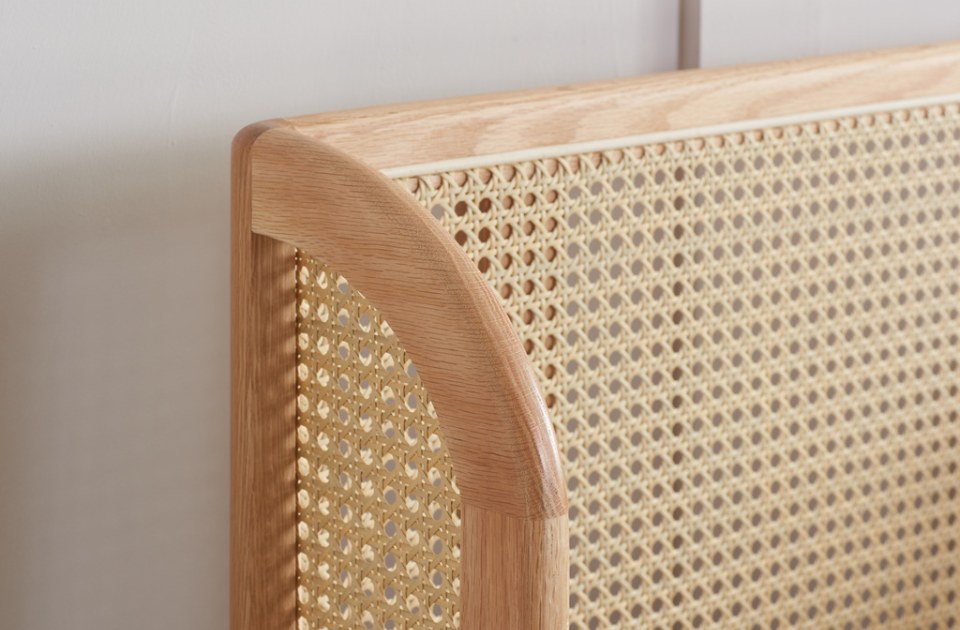 Berkshire rattan weave close up