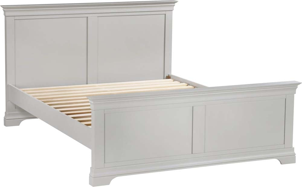 Brandy Pebble King Size Bed Frame