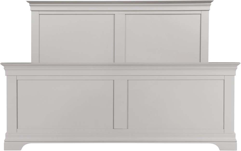 Brandy Pebble King Size Bed Frame