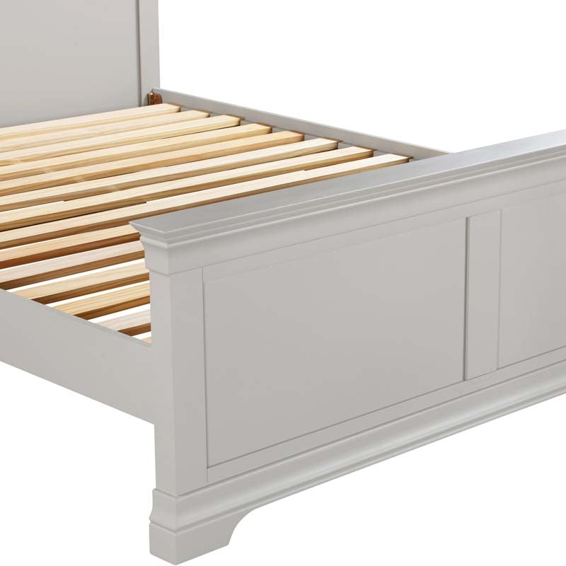 Brandy Pebble King Size Bed Frame
