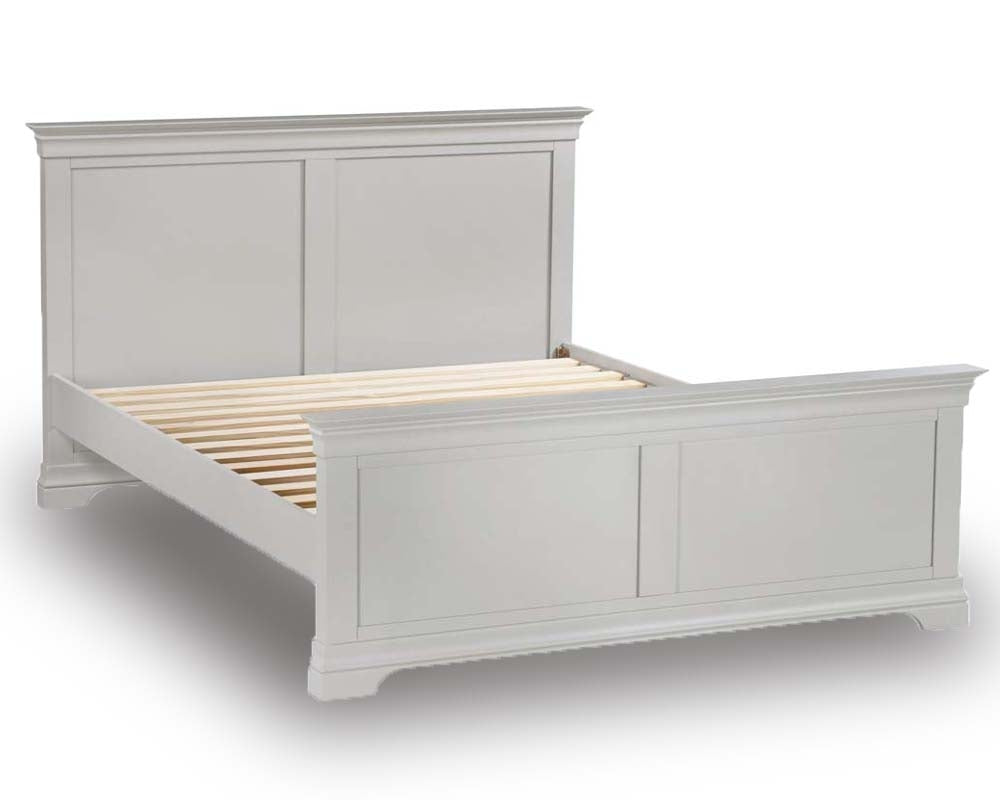 Brandy Pebble King Size Bed Frame