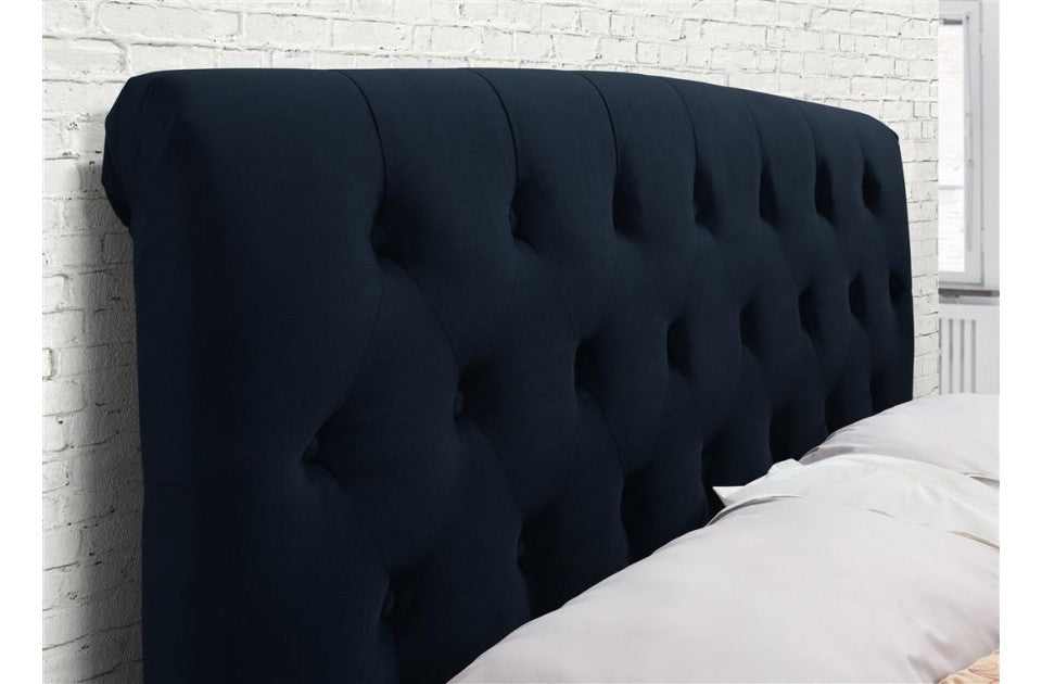 Bromford Midnight Blue Three Quarter Bed Frame