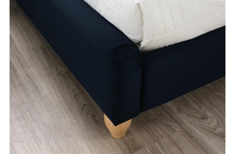 Bromford Midnight Blue Three Quarter Bed Frame