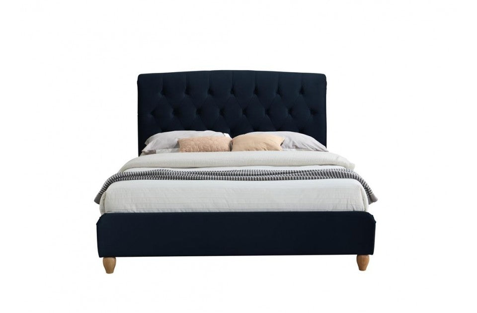 Bromford Midnight Blue Three Quarter Bed Frame