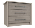 Burton Grey Oak 3 Drawer Chest