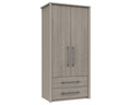 Burton Grey Oak Combi Wardrobe