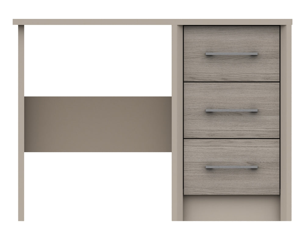 Burton Grey Oak 3 Drawer Dressing Table