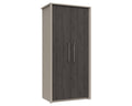 Burton Anthracite Larch 2 Door Wardrobe