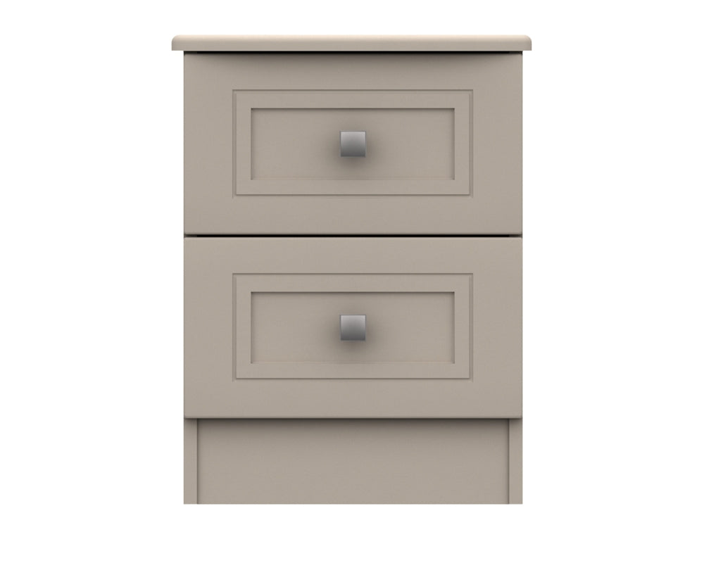 Cambridge Clay 2 Drawer Bedside