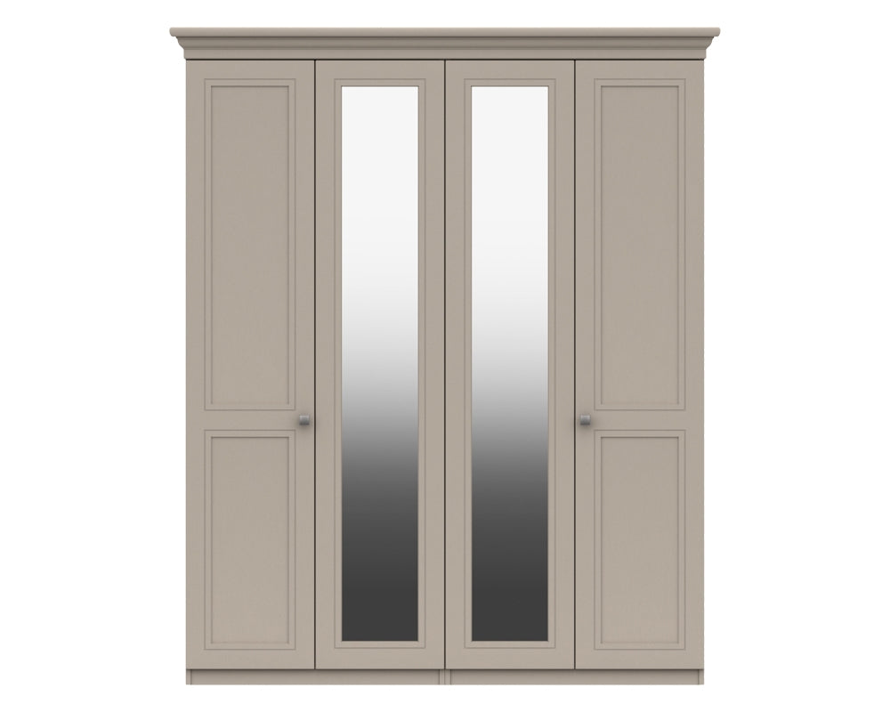 Cambridge Clay 4 Door Wardrobe