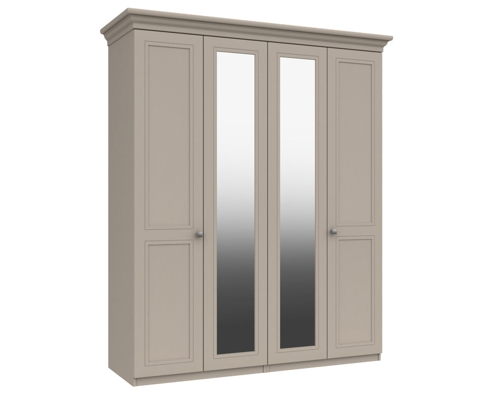 Cambridge Clay 4 Door Wardrobe