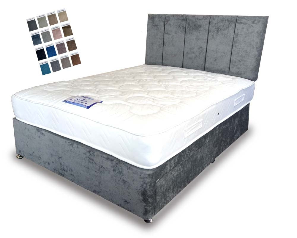 Camberwell Three Quarter 2 Drawer Divan Bed And Free Headboard