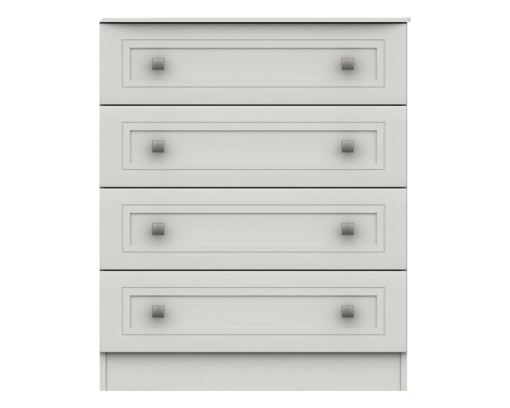 Cambridge White 4 Drawer Chest