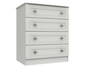 Cambridge White 4 Drawer Chest
