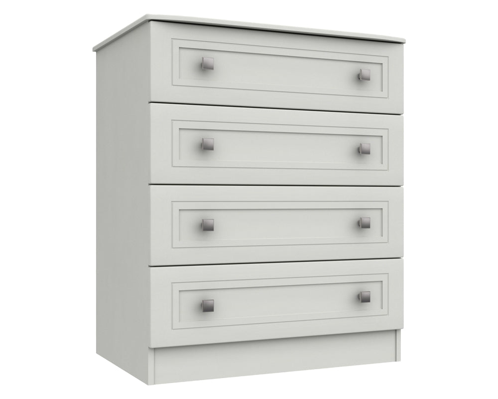 Cambridge White 4 Drawer Chest
