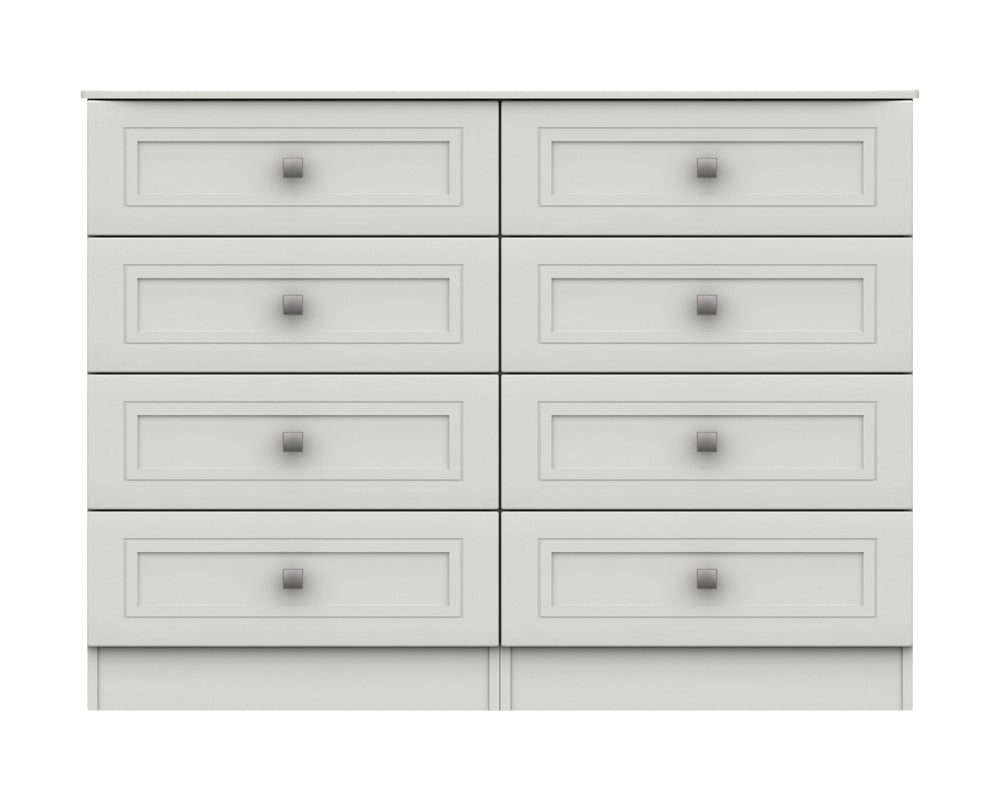 Cambridge White 4 Drawer Double Chest