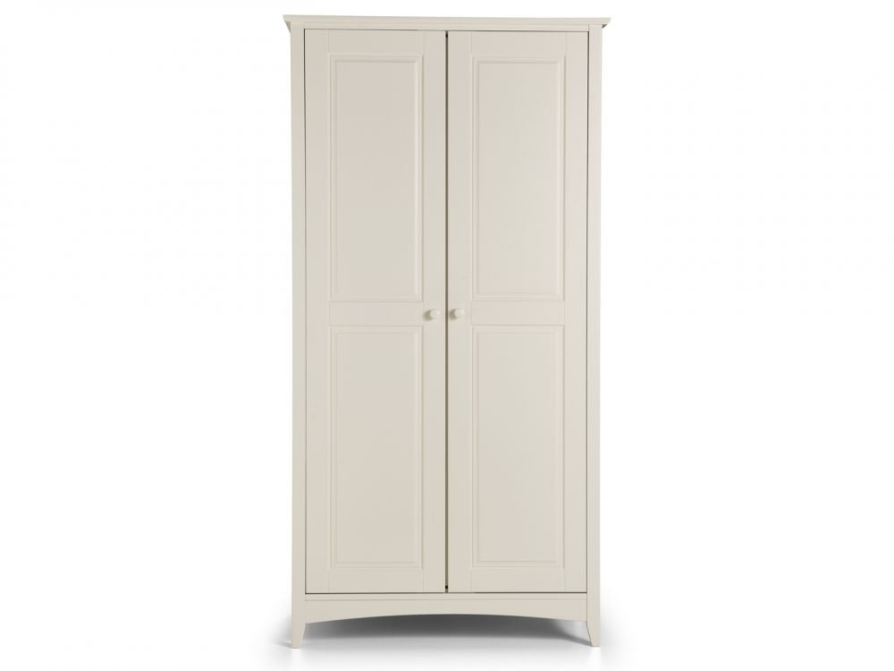 Cambell Stone White 2 Door Wardrobe