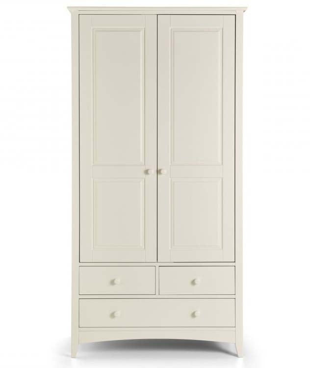 Cambell Stone White 2 Door 3 Drawer Combi Robe
