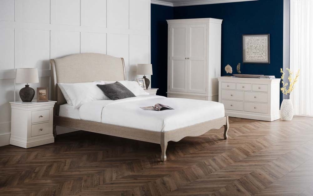 Camomile Limed Oak King Size Bed Frame