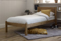 Capri Rustic Pine Double Bed Frame