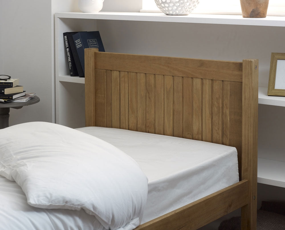 Capri Rustic Pine Double Bed Frame