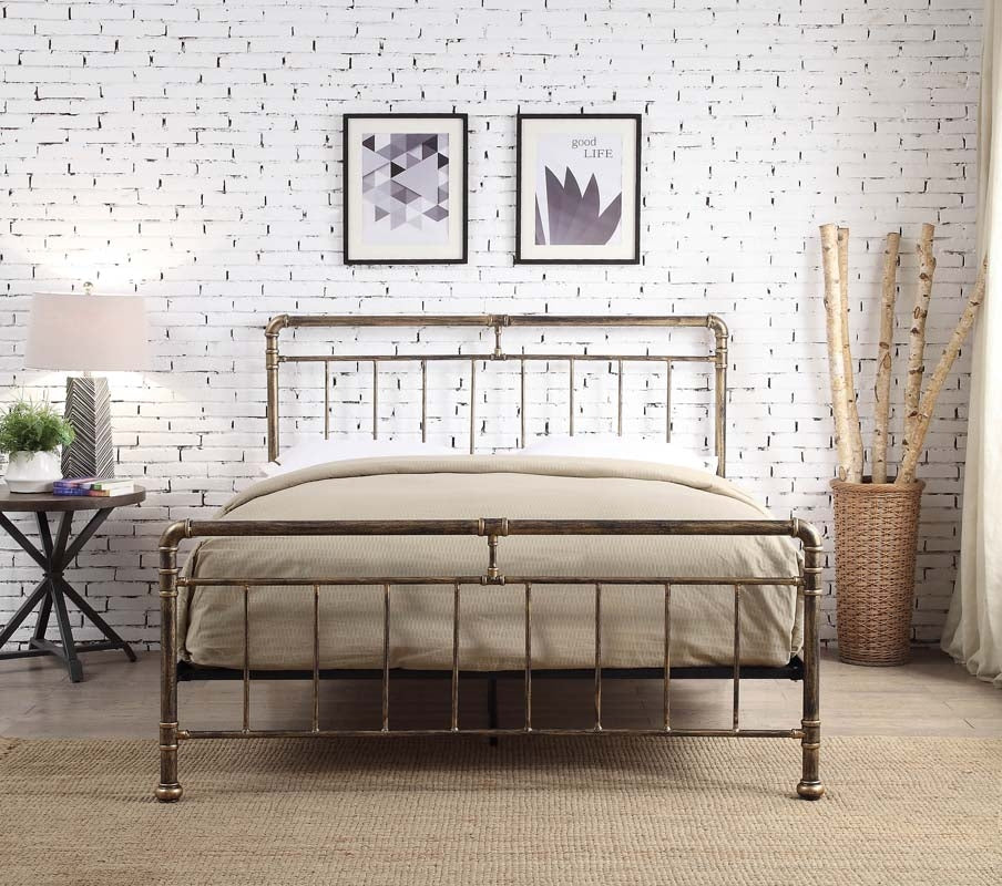 Kilcain Antique Bronze Double Bed Frame